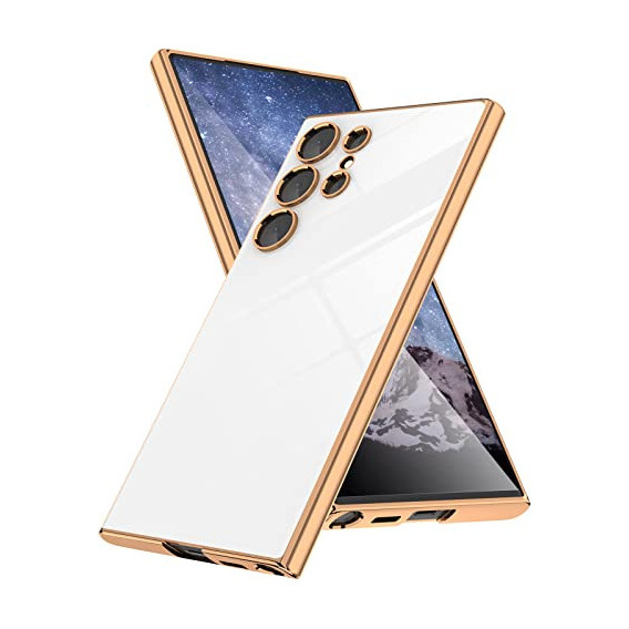 Carcasa Samsung Galaxy S23 Ultra Case Lujosa Funda Blanca