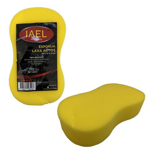 Paño de limpieza Iael LM-025 amarillo
