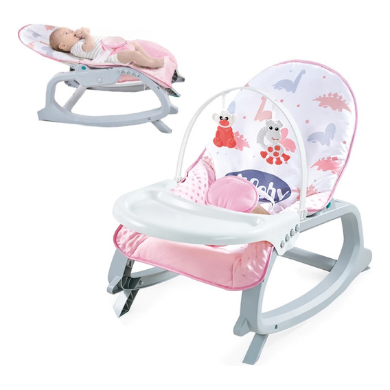 Bouncer Silla Mecedora Para Bebé Aeiou Hb601 Musical 3 En 1