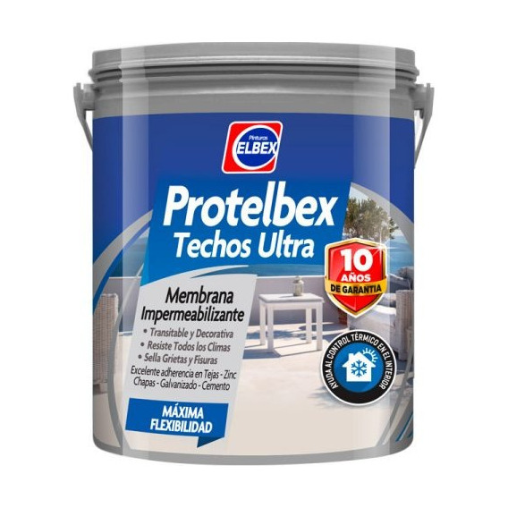 Protelbex Techos Ultra X 20 Kg (10 Años Garantia) + Regalo.