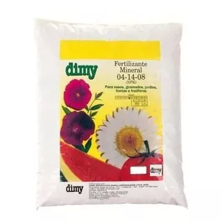 Fertilizante Mineral Npk 04-14-08 Granulado 500g Dimy