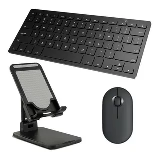 Teclado + Mouse E Suporte Para Samsung S9 S9 Fe Plus 