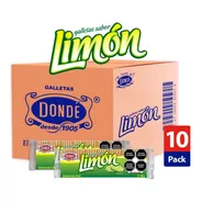 Limón Caja 10/180g - Galletas Dondé