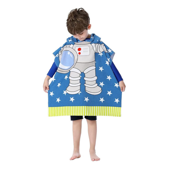 Poncho Infantil Salida De Baño Pileta Playa Batita Toalla 