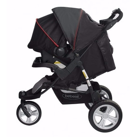 Coche Bebe Fox + Baby Silla Bebesit Negro - Envíos Gratis