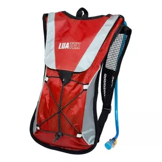 Mochila Hidratação Impermeável C/ Bolsa D`água 2 Litros Bike Cor Vermelho