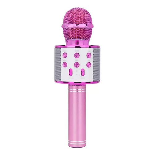 Hopemob Microfono Inalambrico Karaoke Bocina Bluetooth Mp3 Color Rosa