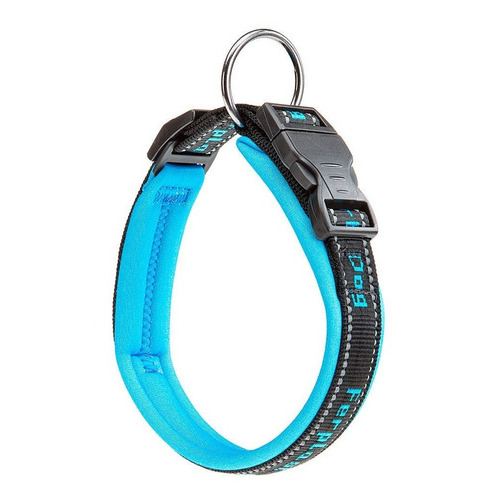 Collar Para Perros Sport Dog C 25/55 De Nylon Ferplast Color Azul Liso