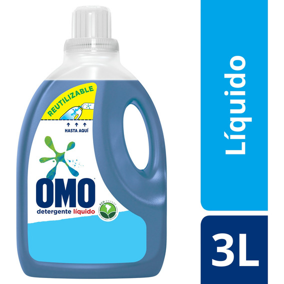 Omo Detergente Líquido Multi Acción 3lt
