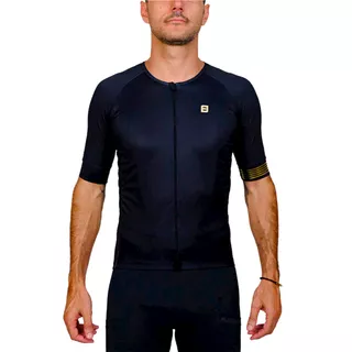 Camisa Ciclismo Masculina Furbo Sport Oro Negro