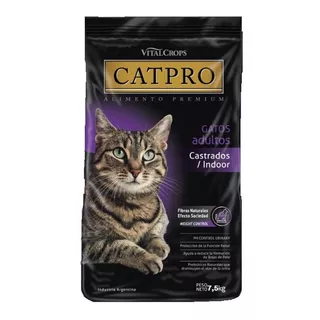 Alimento Premium Gatos Catpro Castrados/indoor X 7.5 Kg