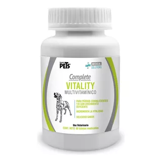 Vitality 60 Tabs Multivitamínico Convalecencia Y Crecimiento