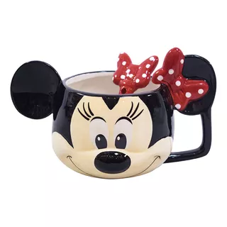 Caneca De Porcelana Rosto Minnie 280ml - Disney
