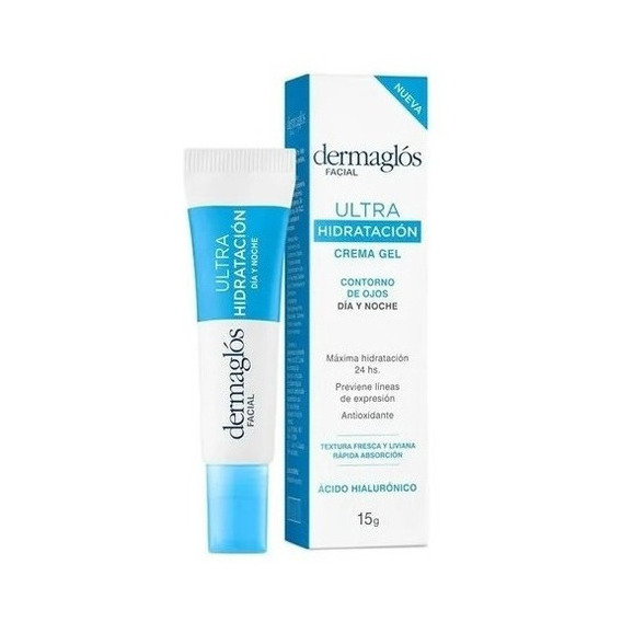 Dermaglos Ultra Hidratación Crema Gel Contorno De Ojos 15g