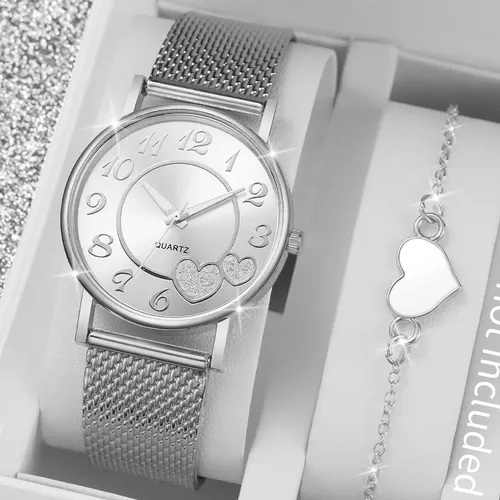 Set De 2 Pulseras De Reloj De Mujer De Plástico Para Mujer 