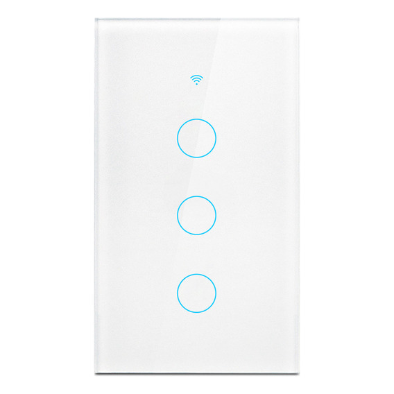 Interruptor Inteligente Wi-fi De 3 Vías Blanco Con Neutro