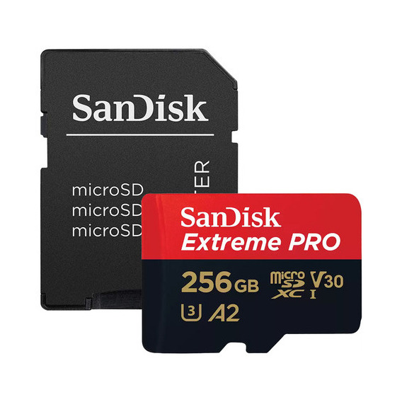 Tarjeta de memoria microSD Sandisk 256gb Micro SD con adaptador