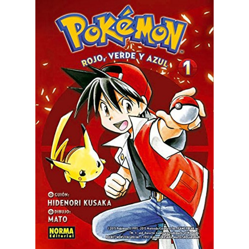 Pokemon 1 Rojo Verde Y Azul - Kusaka,hidenori