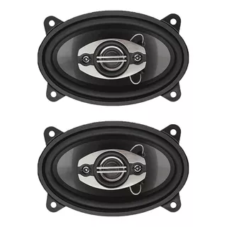 Bocina Tipo Coaxial Audiobahn As4.6i Para Auto/camioneta Color Negro De 4 4  X 6  X 2 Unidades