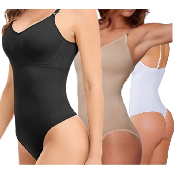 Pack X3 Body Reductor Modelador Faja Sin Costura Moldeador