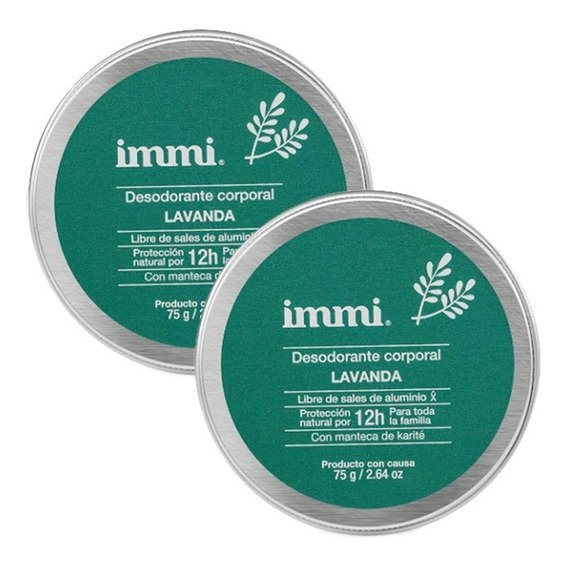 Immi Desodorante Natural Ecológico Lavanda Corporal