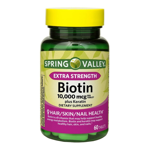 Biotin Americano 10000 Mcg Spring V - Unidad A $583