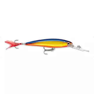 Isca Artificial Rapala X-rap Xr08 (8cm 7gr) Hot Steel Cor Azul, Laranja E Amarelo