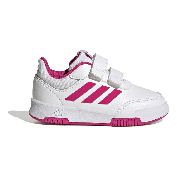 Tenis Tensaur Sport 2.0 adidas Doble Velcro Blanco Rosa Niña