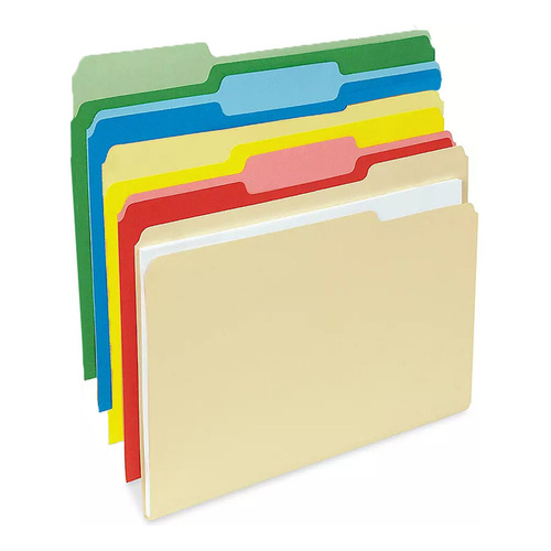 Mayoreo 100 Folders T Carta Carpetas Premium Escoge Color Color Surtidos