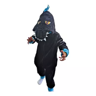 Pijama Kigurumi Godzilla Infantil, Mameluco Disfraz 