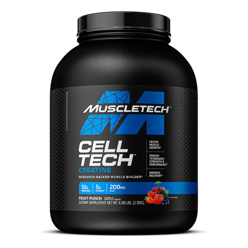 Celltech 6lbs - Muscletech Sabor Fruit punch