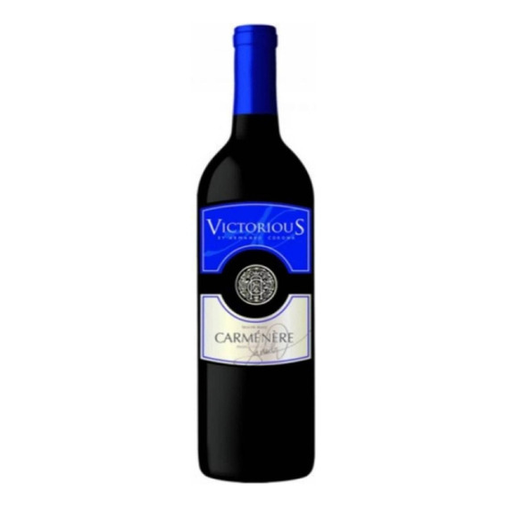 Botella De Vino Tinto Victorious Carmenere 750ml