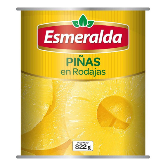 Piña Rodajas Esmeralda Lata 822 Gr