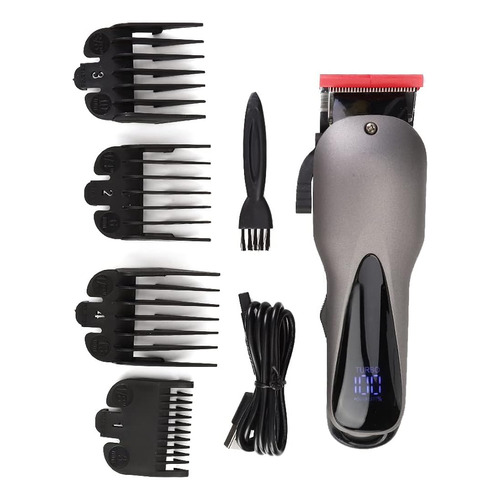 Qkiss Led Ajustable Hair Trimmer Electric Barber Hair Cutter