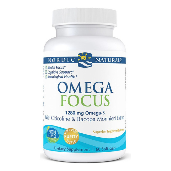 Soporte Cognitivo, Perdida Memoria, Omega 3 Nordic Naturals Sabor Sin sabor