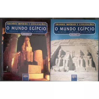 Livro, Kit(2), Grandes Impérios E Civilizações, O Mundo Egípcio, Deuses, Templos, E Faraó Vol.1 E 2, Juan Mariá Martinez