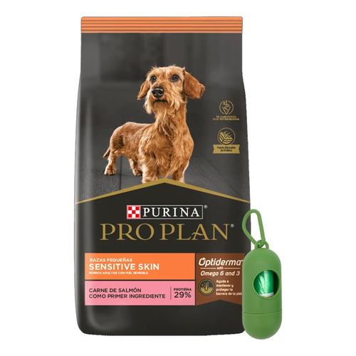 Pack Pro Plan Adulto Piel Sensible Raza Pequeña 3kg