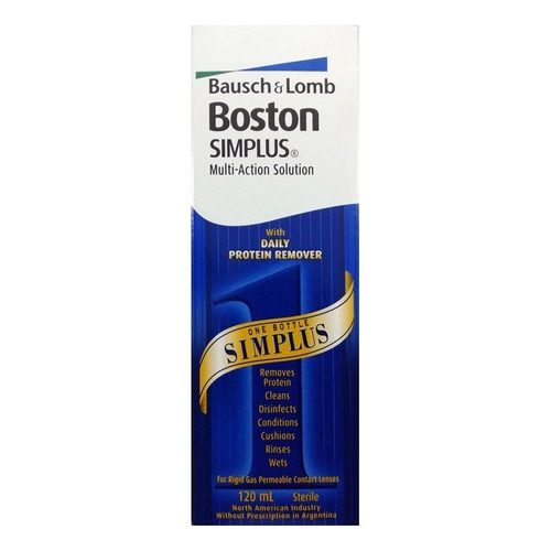 Boston Simplus Solución Multipropósito 120ml Farmacia Color Sin Color