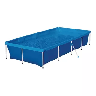 Piscina Estructural Rectangular Mor 001005 Con Capacidad De 3000 Litros De 3.2m De Largo X 1.64m De Ancho De 320cm De Diámetro  Azul