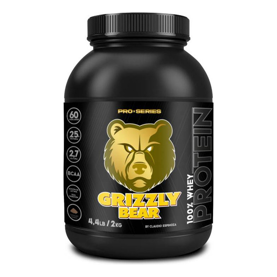 Fit Protein Grizzlybear 2kg 60sv - Chocolate Blanco