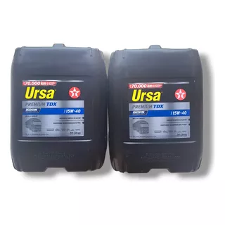 Kit 2 Óleo De Motor Ursa Mineral 15w-40 Para Caminhões  20l