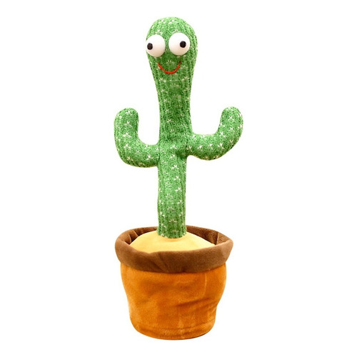 Cactus Bailarín Toy Imita Voz Sonidos Recargable Usb