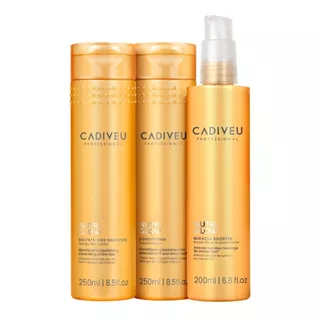 Cadiveu Nutri Glow Kit Sh 250ml + Cond 250ml + Booster 200ml