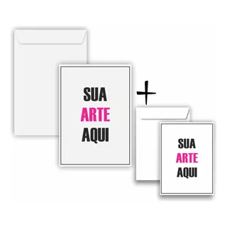 200 Envelope 22x32 + 200 Env. 18x25 Personalizado Com Logo