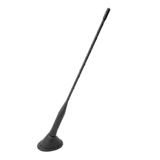 Antena Haste Decorativa Colante Carro Teto Universal Preto