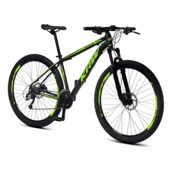Bicicleta Aro 29 Krw Alumínio 24 Vel Freio A Disco Suspensão Dianteira X42 Cor Preto/verde Tamanho do quadro 17 no Mercado Livre com oferta e cupom de desconto