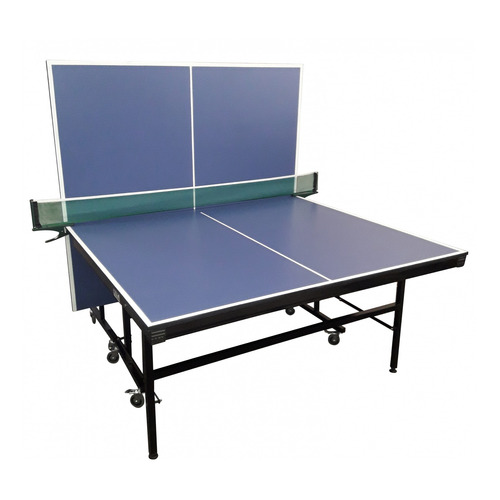 Mesa de ping pong Piramydes Global Frontón fabricada en melamina color azul