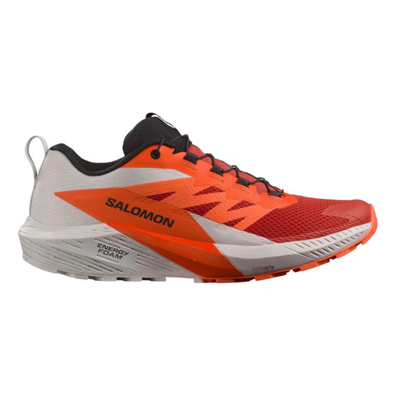 Tenis Trail Salomon Sense Ride 5 Rojo Hombre L47046200