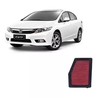 Filtro De Ar Esportivo Inbox Honda Civic 1.8 / 2.0