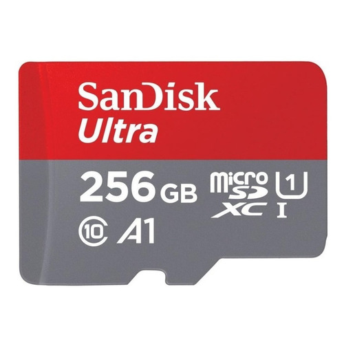 Tarjeta de memoria SanDisk SDSQUAR-256G-GN6MA  Ultra con adaptador SD 256GB